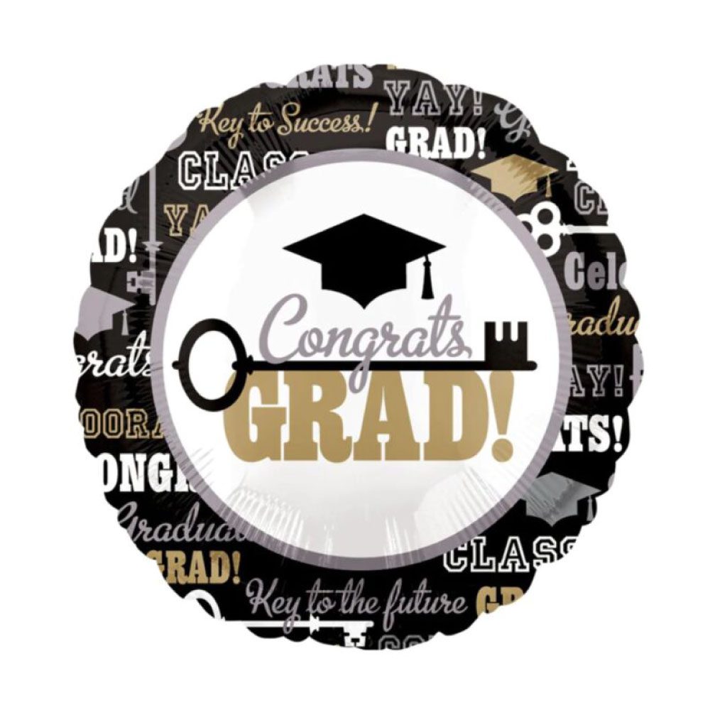Μπαλόνι Foil Congrats Grad  45εκ.