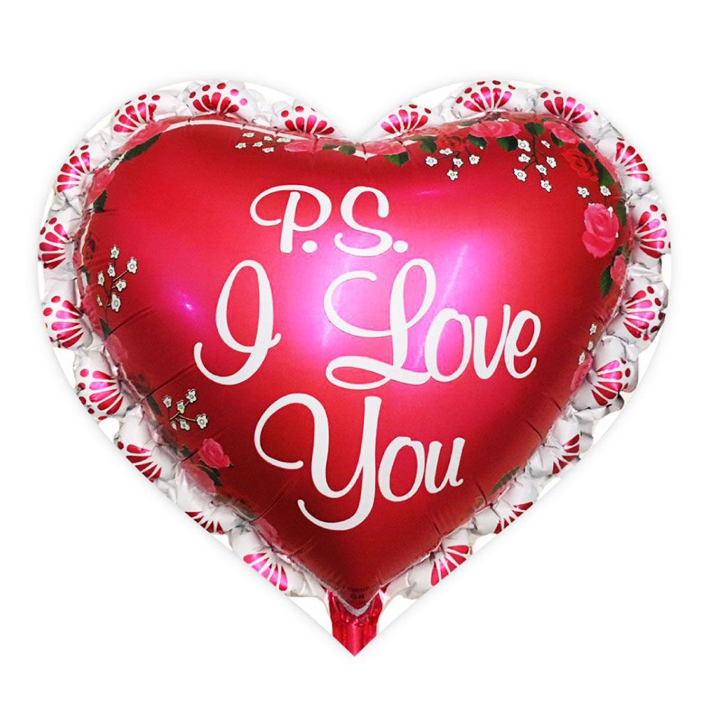 Μπαλόνι Foil Καρδιά PS I Love You  60εκ.