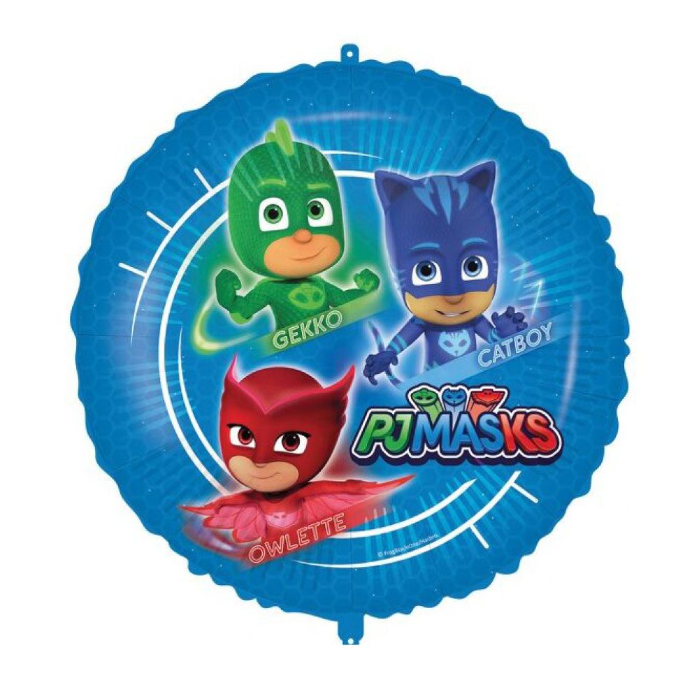 Μπαλόνι Foil Στρογγυλό PJ Masks 45εκ.