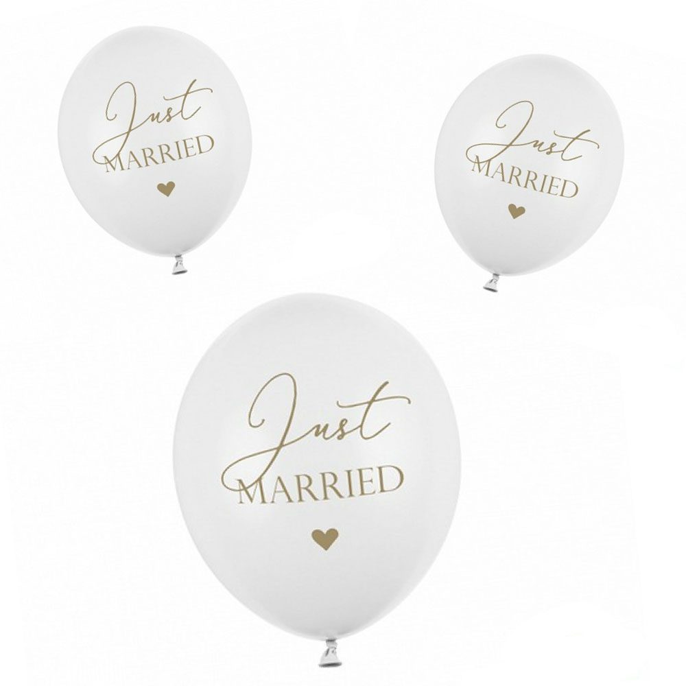 Μπαλόνι Latex Just Married  30εκ.
