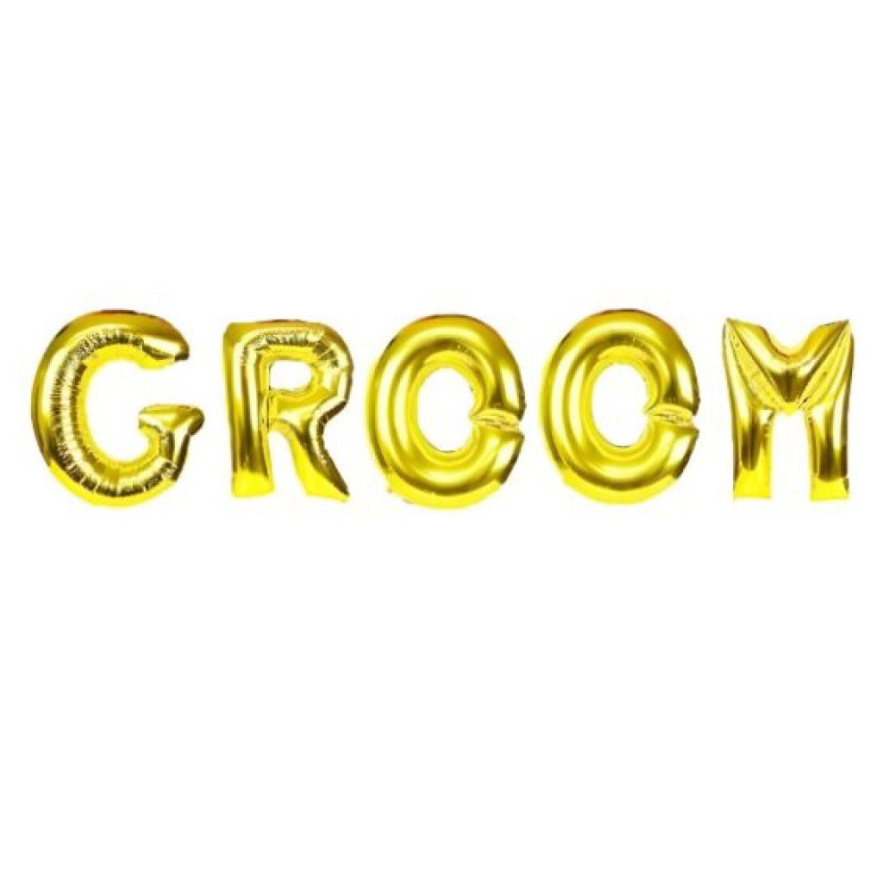 Μπαλόνι Foil Γράμματα Groom  35εκ.