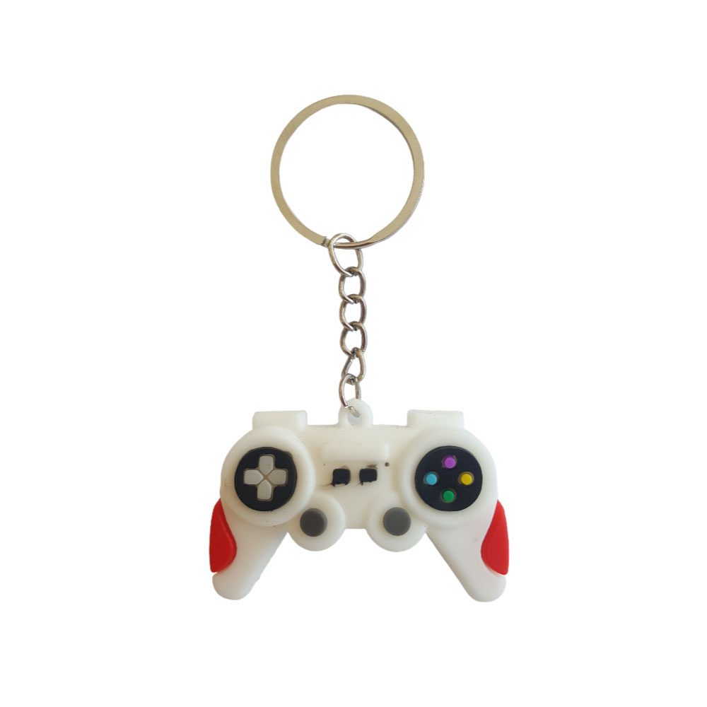 Μπρελόκ Gamepad Άσπρο