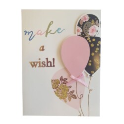 Κάρτα 3D Make a Wish  17x12,5εκ.