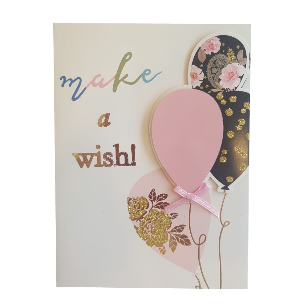 Κάρτα 3D Make a Wish  17x12,5εκ.