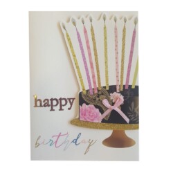 Κάρτα 3D Happy Birthday  17x12,5εκ.