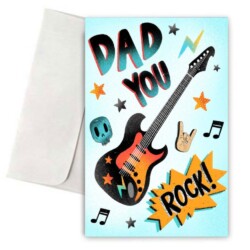 Κάρτα Μπαμπά You Rock  17x10εκ.
