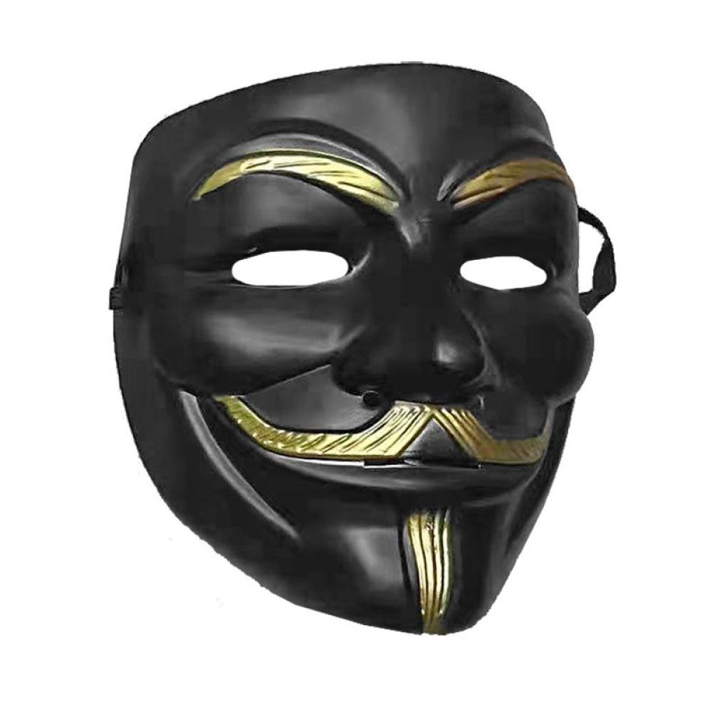 Μάσκα Anonymous Μαύρη