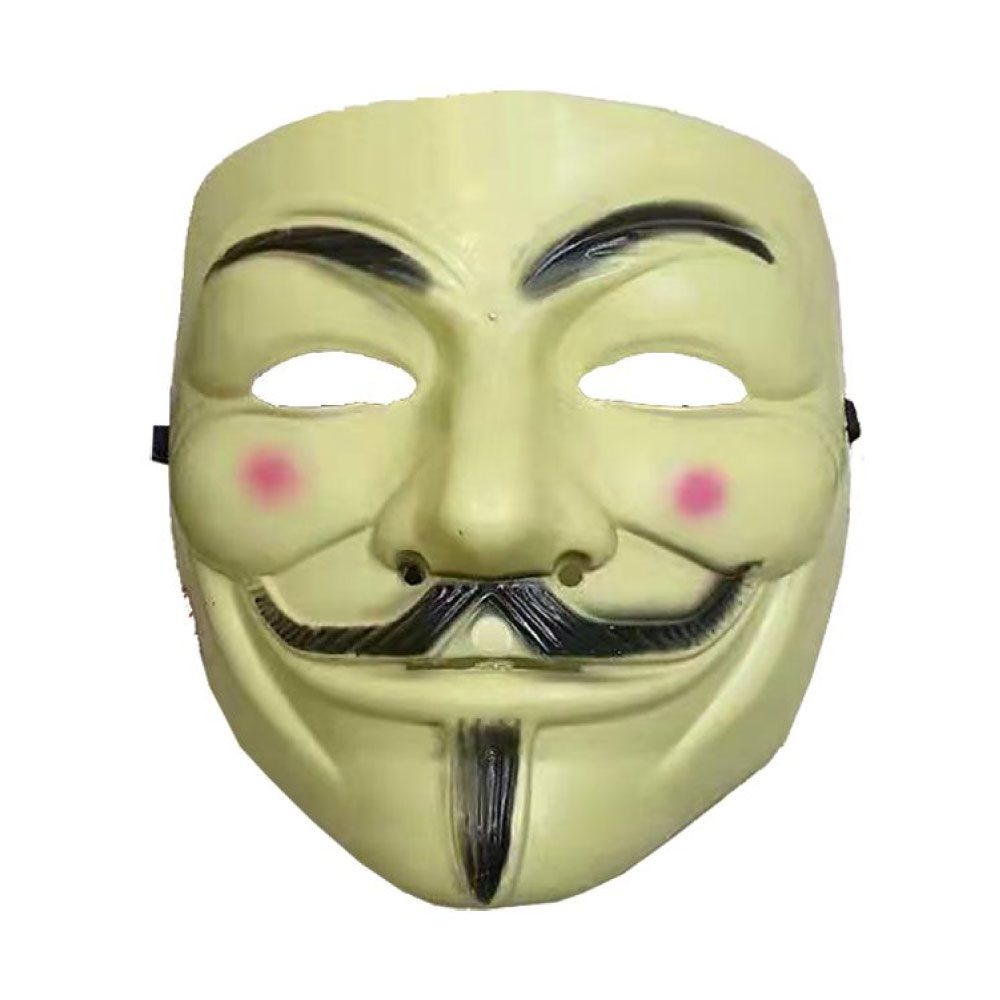 Μάσκα Anonymous Κρεμ