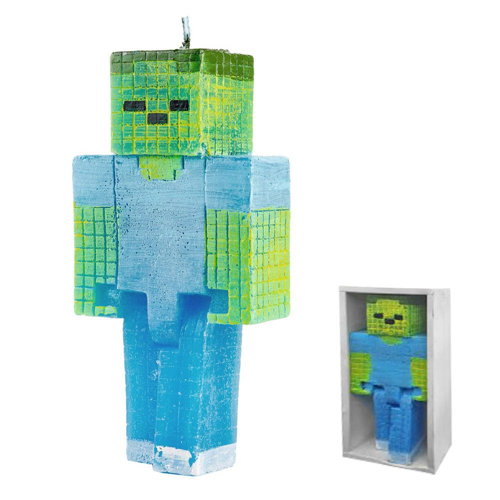 Λαμπάδα Ζombie Minecraft  19εκ.