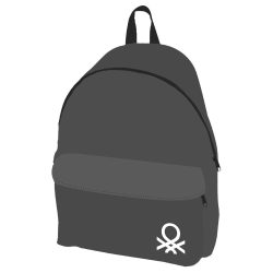 Τσάντα Πλάτης Γκρι Benetton 41x30x17εκ.