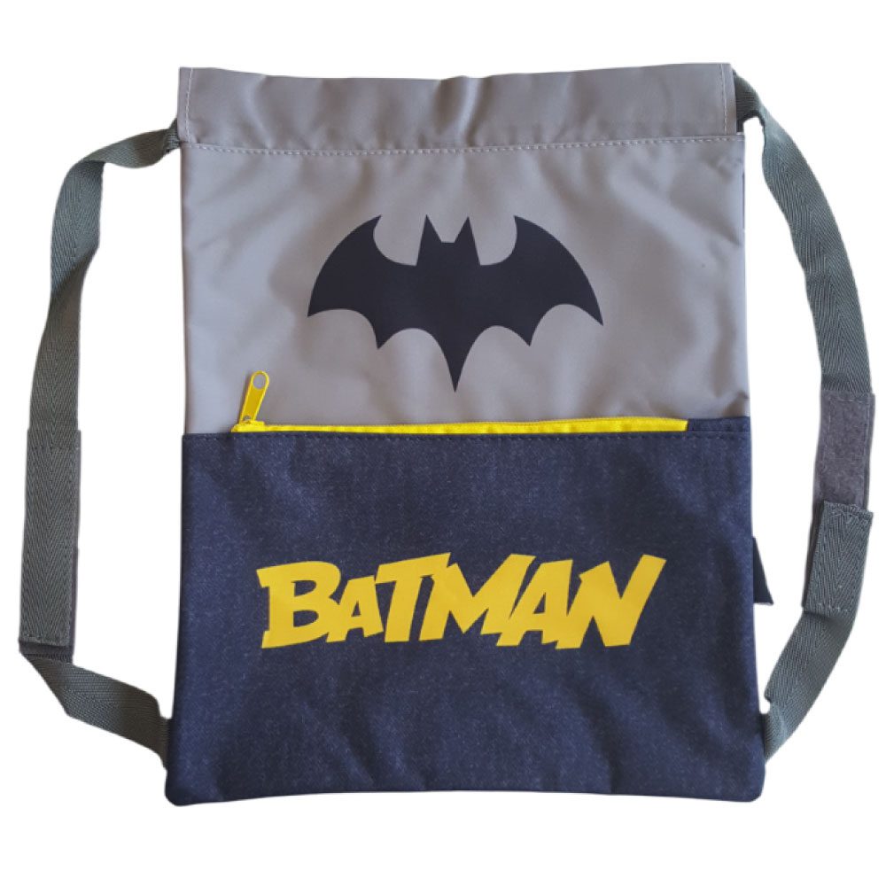 Τσάντα Γυμναστηρίου Batman 34x26εκ.