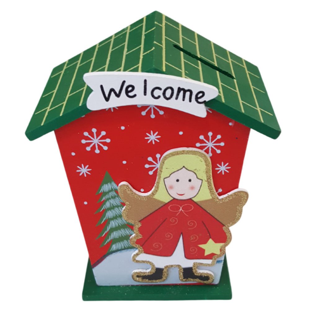 Κουμπαράς Ξύλινος Αγγελάκι